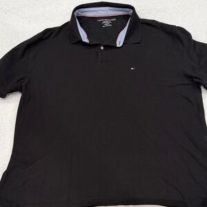 Tommy Hilfiger Men's Polo in Black
